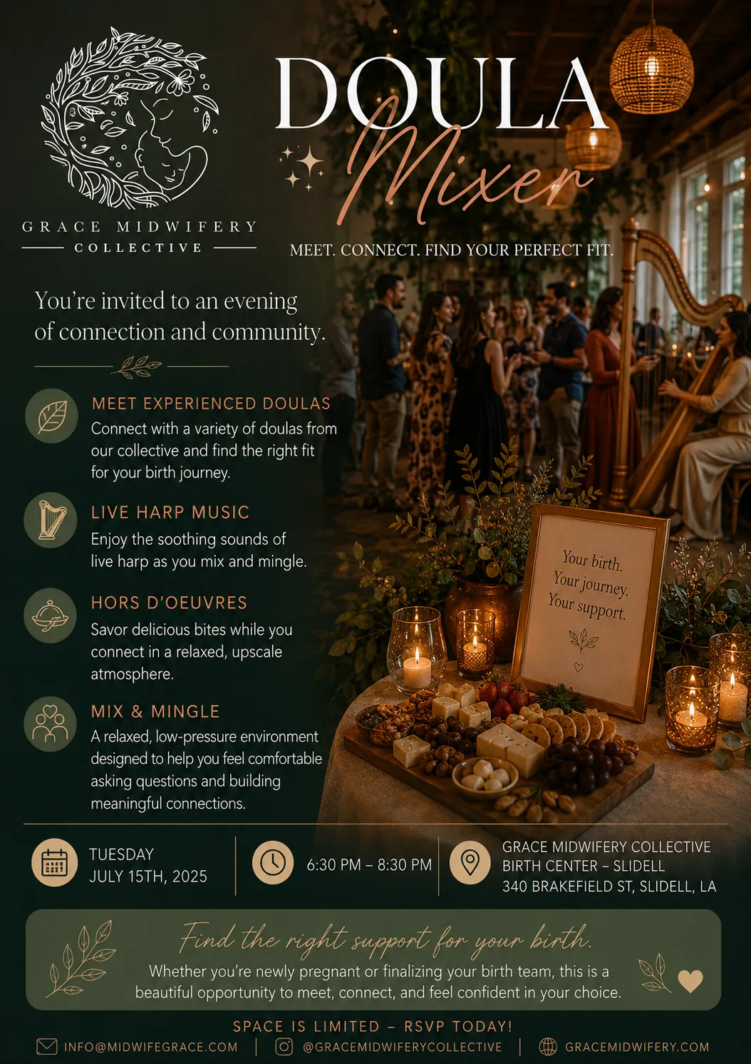 Grace Midwifery Collective flyer